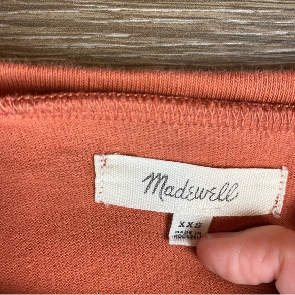 Madewell Chord Bubble Sleeve Cotton Top Size XXS - Picture 9 of 9